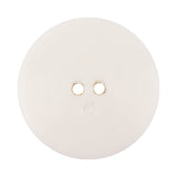 Italian White Abstract Textured Plastic Jacket Button - 54L/34mm