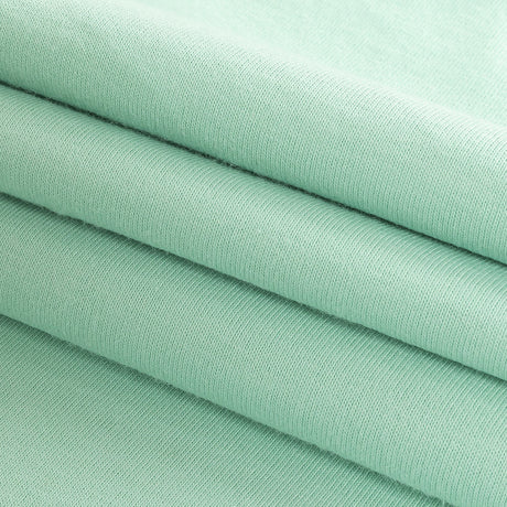 Aqua Tubular Cotton Jersey