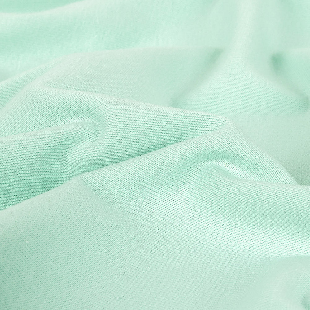 Aqua Tubular Cotton Jersey