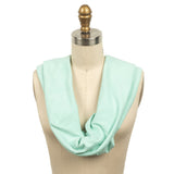 Aqua Tubular Cotton Jersey