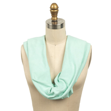 Aqua Tubular Cotton Jersey
