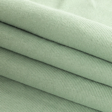 Cotton Tubular 1x1 Rib Knit - Celadon