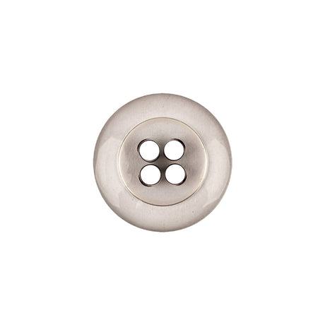 Italian Transparent and Black 4-Hole Tire Rimmed Jacket Button - 28L/18mm