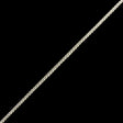 Metallic Silver and White Braided Trim - 0.1875"
