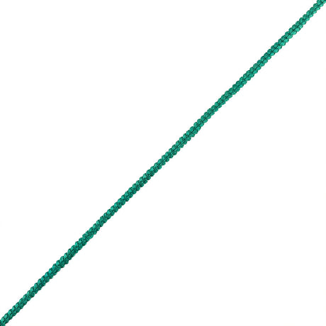 Teal Cotton Blend Braided Trim - 0.25"