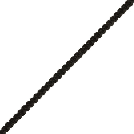 Black Braided Trimming - 0.1875"