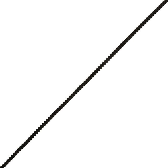Black Braided Trimming - 0.1875"