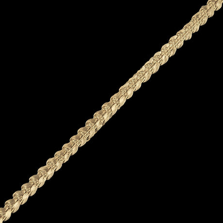 Brown Rice Cotton Blend Braided Trim - 0.1875"