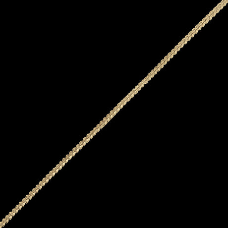 Brown Rice Cotton Blend Braided Trim - 0.1875"