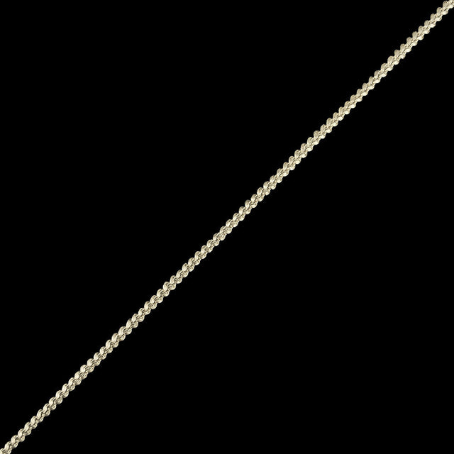 Pale Gray Cotton Blend Braided Trim - 0.1875"