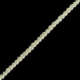 Milky Green Cotton Blend Braided Trim - 0.1875"