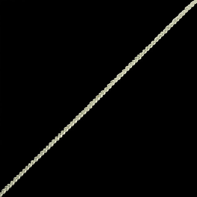 Milky Green Cotton Blend Braided Trim - 0.1875"