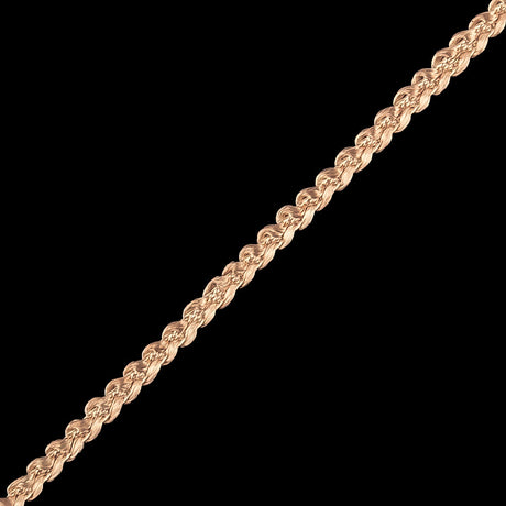 Peach Cotton Blend Braided Trim - 0.1875"