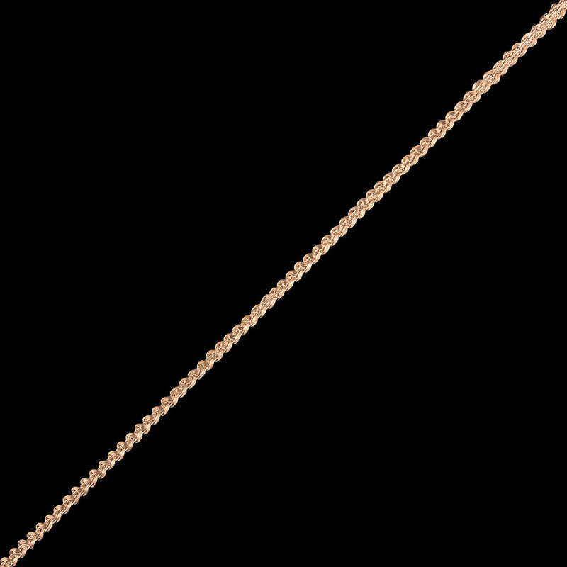 Peach Cotton Blend Braided Trim - 0.1875"
