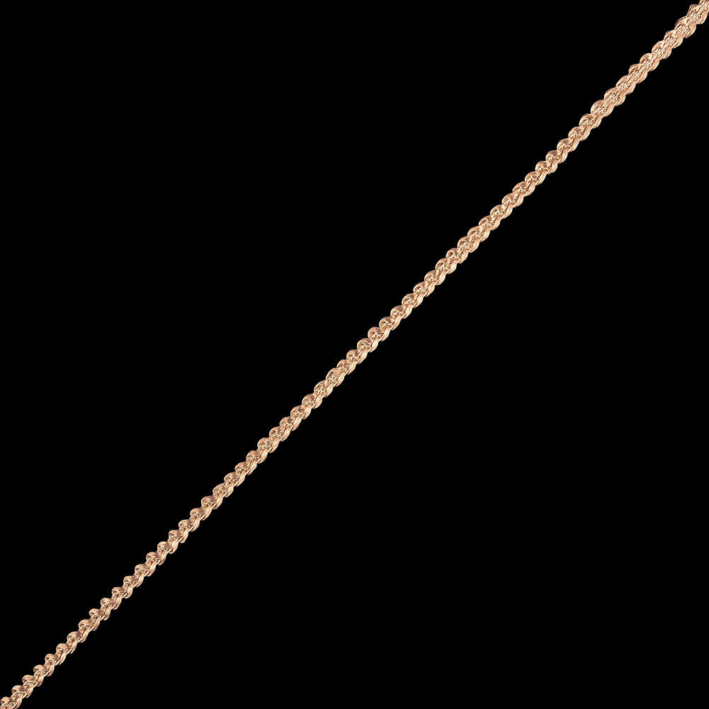 Peach Cotton Blend Braided Trim - 0.1875"
