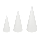 O'Creme Cone Shaped Polystyrene Cake Dummy, 6" x 12"