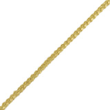 Yellow Cotton Blend Braided Trim - 0.1875"