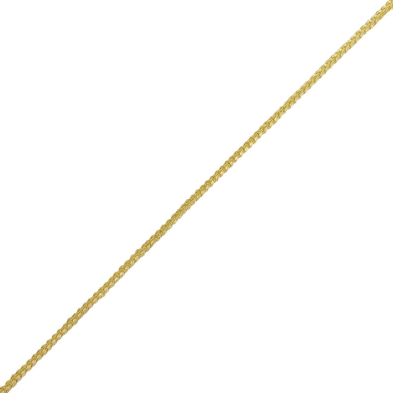 Yellow Cotton Blend Braided Trim - 0.1875"