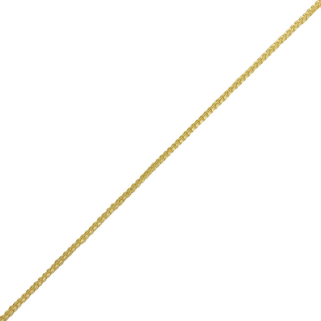 Yellow Cotton Blend Braided Trim - 0.1875"