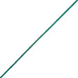Teal Cotton Blend Braided Trim - 0.1875"