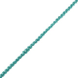 Blue Green Cotton Blend Braided Trim - 0.1875"