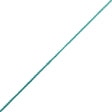 Blue Green Cotton Blend Braided Trim - 0.1875"