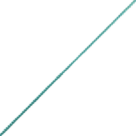 Blue Green Cotton Blend Braided Trim - 0.1875"