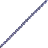 Blue Violet Cotton Blend Braided Trim - 0.1875"
