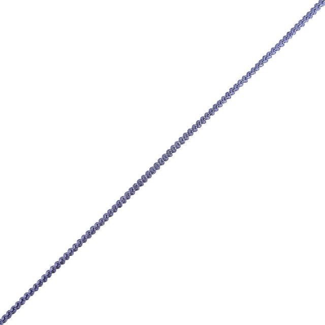 Blue Violet Cotton Blend Braided Trim - 0.1875"