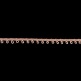 Chintz Rose Picot Edged Cotton Blend Braided Trim - 0.1875"