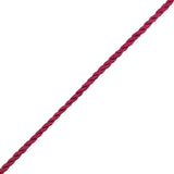 Fuchsia Cotton Blend Twisted Cord - 3mm
