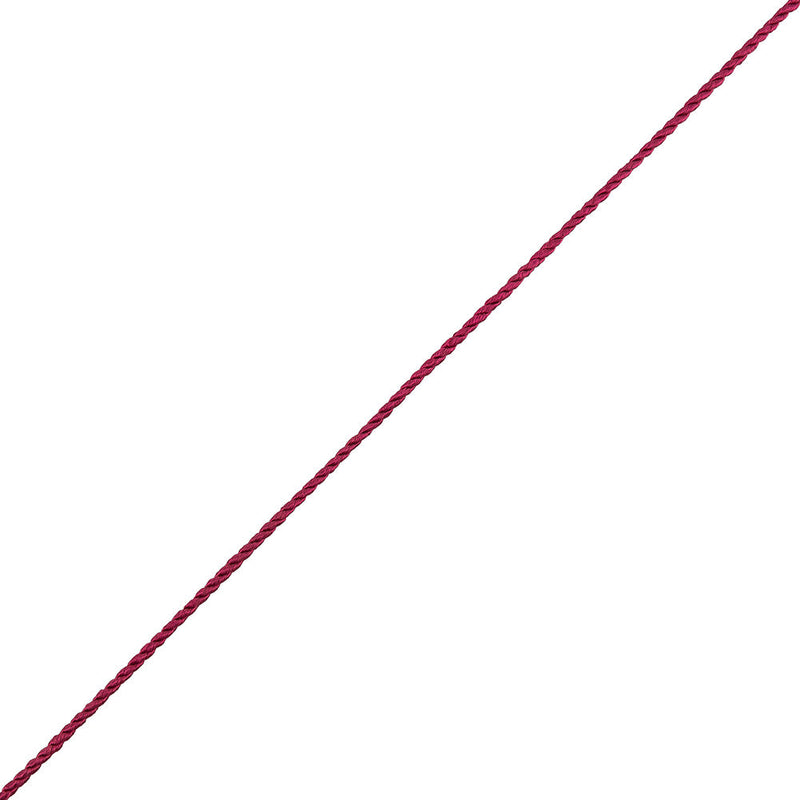 Fuchsia Cotton Blend Twisted Cord - 3mm