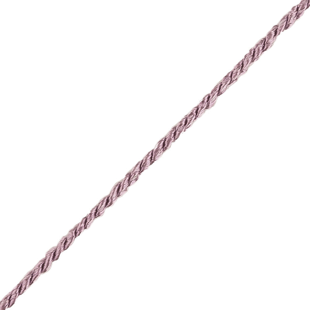 Lilac Cotton Blend Twisted Cord - 2.5mm