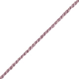 Lilac Cotton Blend Twisted Cord - 2.5mm