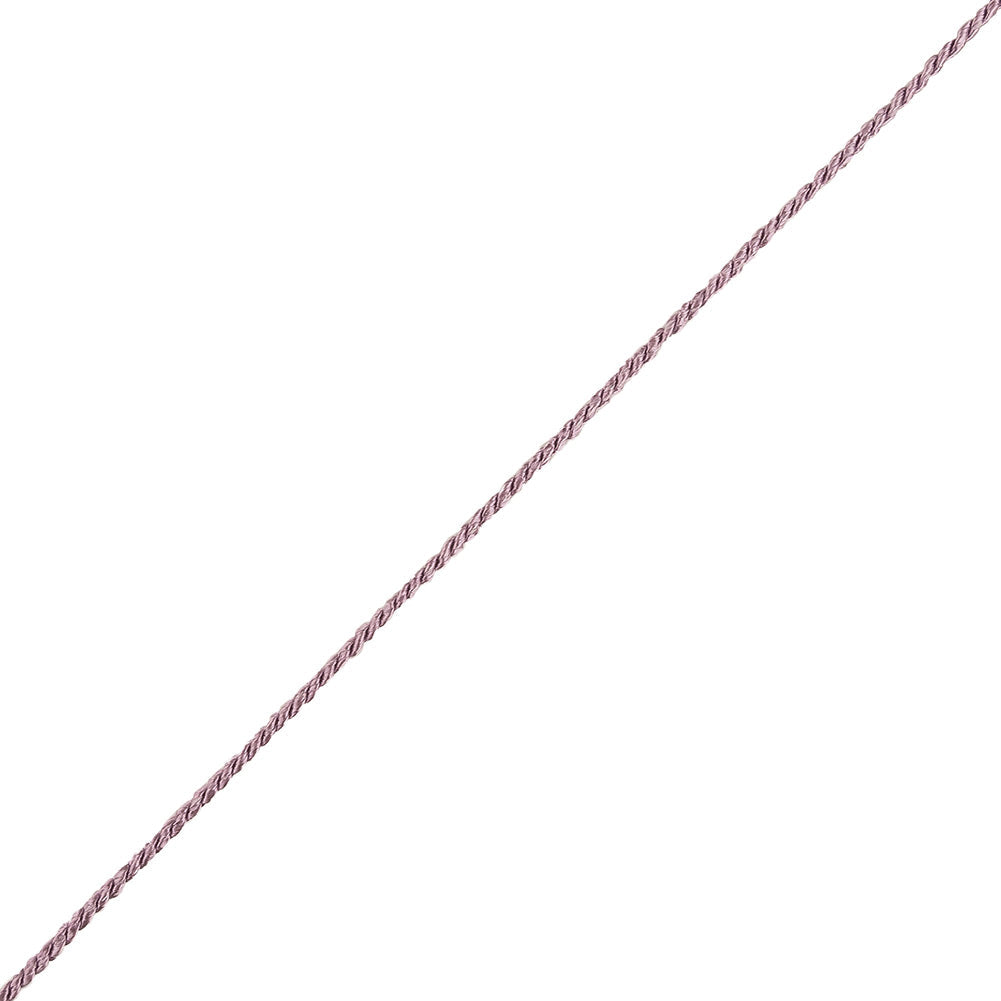 Lilac Cotton Blend Twisted Cord - 2.5mm