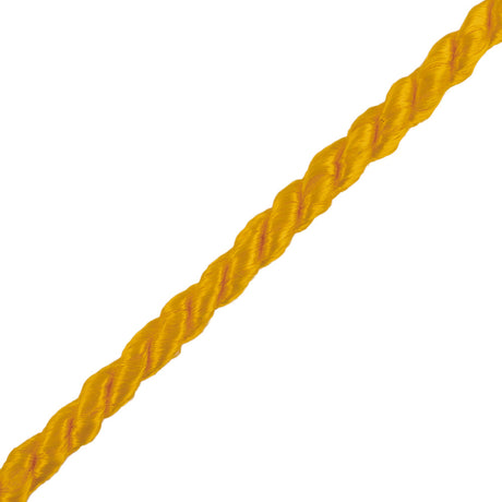 Yellow Cotton Blend Twisted Cord - 3mm
