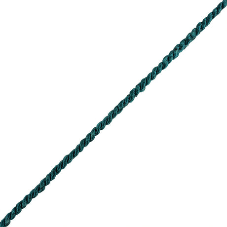 Ocean Blue Cotton Blend Twisted Cord - 3mm