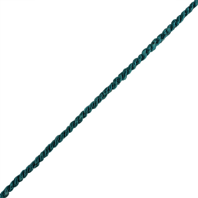 Ocean Blue Cotton Blend Twisted Cord - 3mm