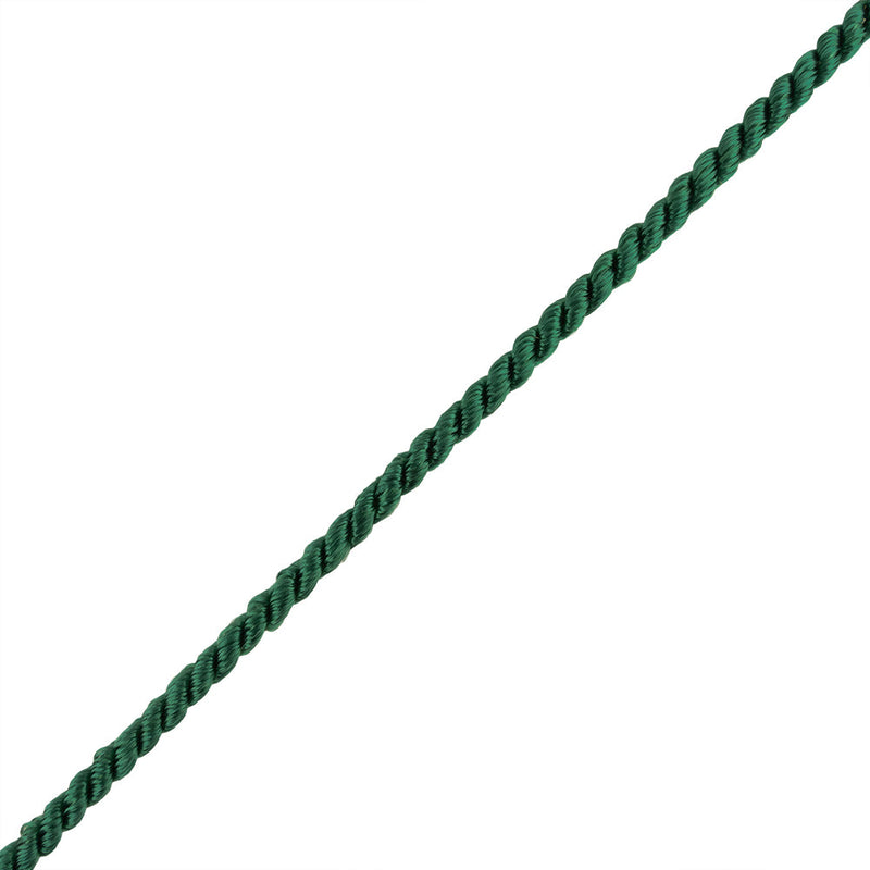 Teal Cotton Blend Twisted Cord - 3mm