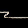 White Asparagus and Iridescent Zig Zags Gimp Braided Trim - 0.375"