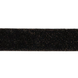 Black and Copper Glitter Velvet Trim - 1"