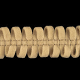 Cream Loopy Faux Suede Trim - 0.625"