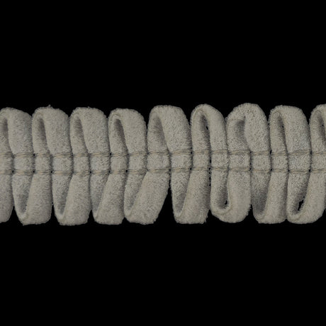 Cool Gray Loopy Faux Suede Trim - 0.625"