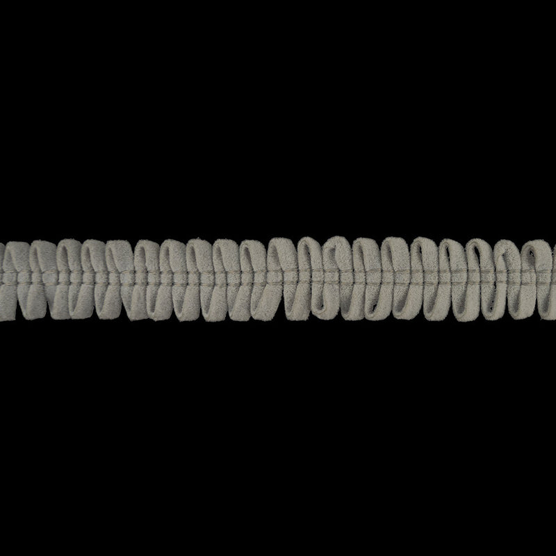 Cool Gray Loopy Faux Suede Trim - 0.625"