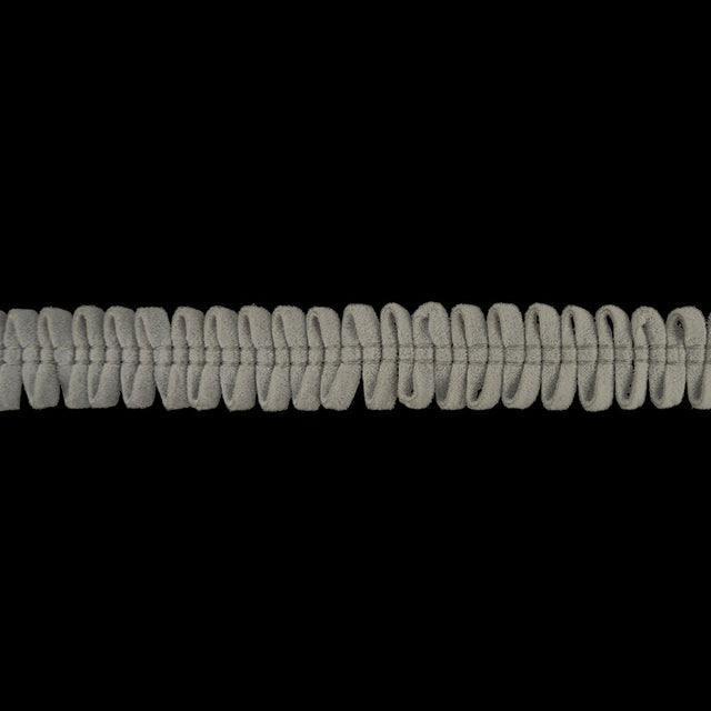 Cool Gray Loopy Faux Suede Trim - 0.625"