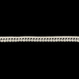 White Spirals Braided Trim - 0.5"