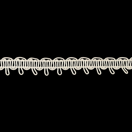 Tofu Waves and Picots Braided Trim - 0.5"