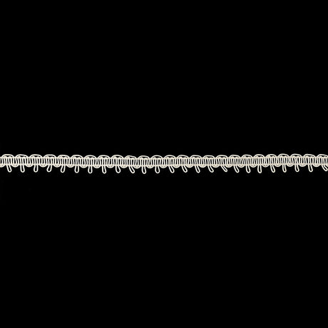 Tofu Waves and Picots Braided Trim - 0.5"