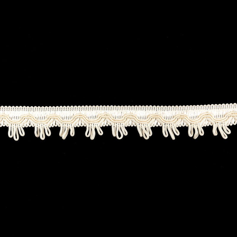 Jet Stream and Sandshell Waves and Loop Trios Braided Trim - 1.25"