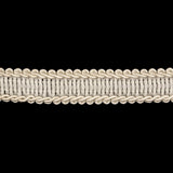 White Braided Trim - 0.75"
